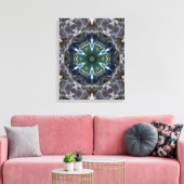 Folk Mandala Leinwanddruck (Insitu (Wohnzimmer))