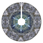 Folk Mandala Polyester Weihnachtsbaumdecke (Vorderseite)