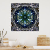 Folk Mandala Poster (Küche)