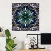 Folk Mandala Poster (Heimbüro)
