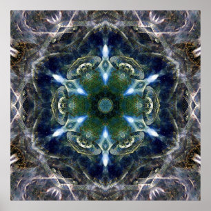Folk Mandala Poster