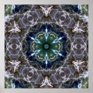 Folk Mandala Poster
