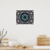 Folk Mandala Poster (Küche)