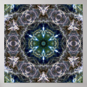 Folk Mandala Poster
