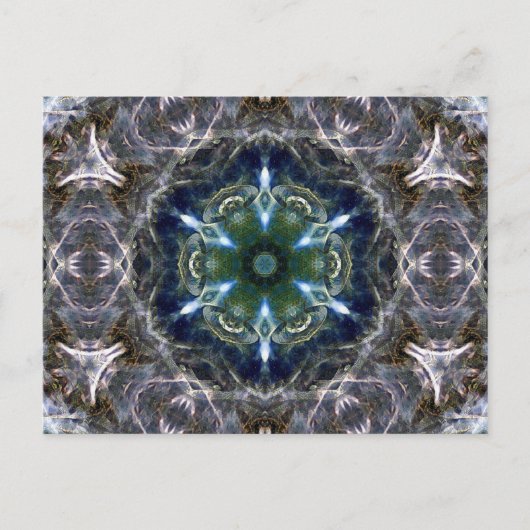 Folk Mandala Postkarte (Vorderseite)