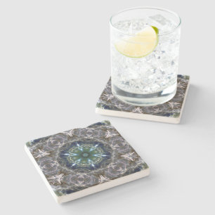 Folk Mandala Stone Untersetzer