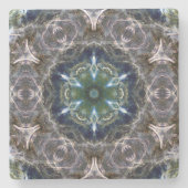 Folk Mandala Stone Untersetzer (Vorderseite)