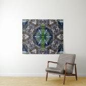 Folk Mandala Tapestry Wandteppich (Beispiel (Horizontal))