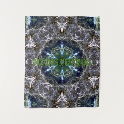 Folk Mandala Tapestry Wandteppich (Vorderseite)