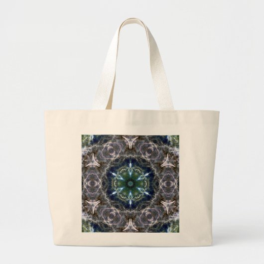 Folk Mandala Tote Bag Jumbo Stoffbeutel (Vorne)