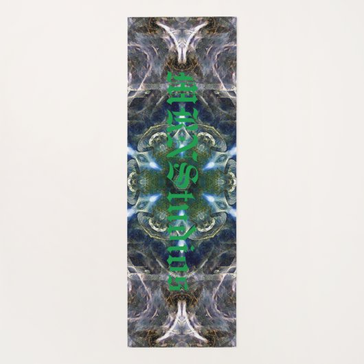 Folk Mandala Yogamatte (Rückseite)