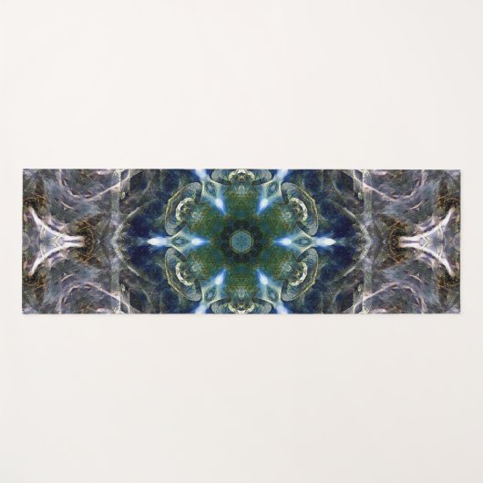 Folk Mandala Yogamatte (Vorderseite (Horizontal))