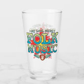 Folk Music Soul Glass Tumbler (Rückseite)