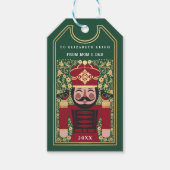 Folk Nutcracker Christmas Personalized Ornament Geschenkanhänger (Vorderseite)