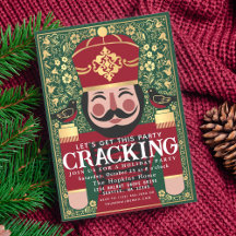 Folk Nutcracker knackt Weihnachtsfeier
