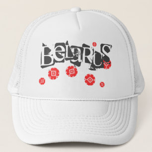 Folk Pattern Belarus Беларусь Trucker-Mütze Cap Truckerkappe