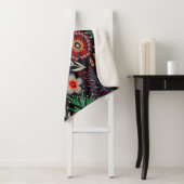 Folk pattern, seamless textile design with bright sherpadecke (Beispiel)