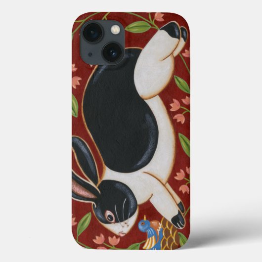 Folk Rabbit Case-Mate iPhone Hülle (Rückseite)