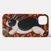 Folk Rabbit Case-Mate iPhone Hülle (Rückseite (Horizontal))