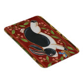 Folk Rabbit Magnet (Rechte Seite)
