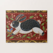 Folk Rabbit Puzzle (Horizontal)