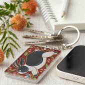 Folk Rabbit Schlüsselanhänger (Vorderseite rechts)