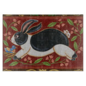Folk Rabbit Schneidebrett (Vorderseite)