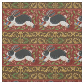 Folk Rabbit Stoff (Muster)