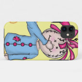 Folk Rag Doll Cartoon Case-Mate iPhone Hülle (Rückseite (Horizontal))