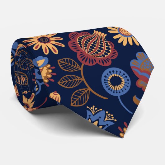 Folk Rustic Krawatte (Gerollt)