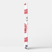 Folk schwedisches Pferd floral nahtlos Muster.  Case-Mate iPhone Hülle (Rückseite / Rechts)