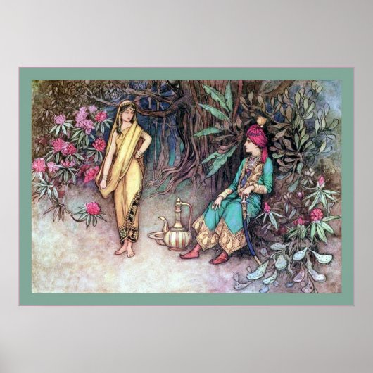 Folk Tales of Bengal ~ Vintage Fine Art Poster (Vorne)