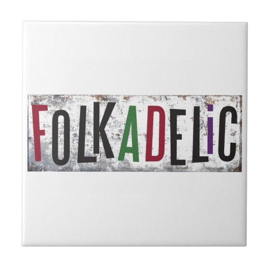 Folkadelic Fliese (Vorderseite)