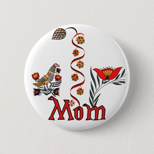 Folkart Mama-T - Shirts und Geschenke Button (Vorderseite)