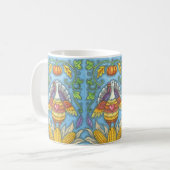 FOLKART TÜRKEY & CORN ERNTEDANK TASSE Holiday (Vorderseite Links)