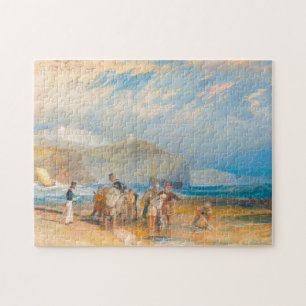 Folkestone Hafen und Küste bis Dover Meer Puzzle