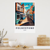 Folkestone Poster, Kent Poster, England Poster (Küche)