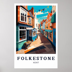 Folkestone Poster, Kent Poster, England Poster