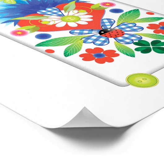 FolkFest Cafetiere Poster (Ecke)