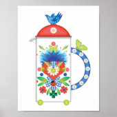 FolkFest Cafetiere Poster (Vorne)