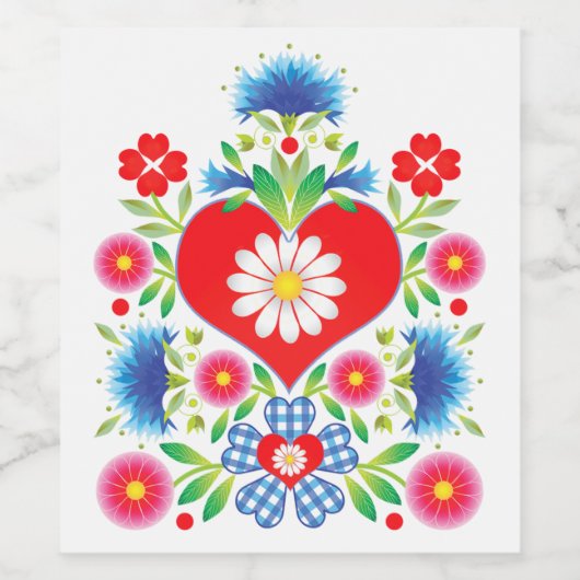 FolkFest Weinetikett (Einzelnes Label)