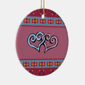 Folkherz Muster Ornament (Rechts)