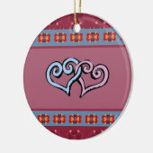 Folkherz Muster Ornament (Links)