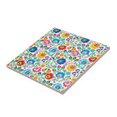 Folkkunst Blume Muster 2 Fliese (Seite)