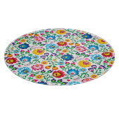 Folkkunst Blume Muster 2 Schneidebrett (Ecke)