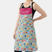 Folkkunst Blume Muster 2 Schürze (InSitu)