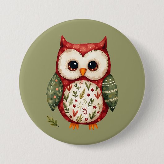 Folklore Art Patchwork Schleppnetzwerker Galerie A Button (Vorderseite)