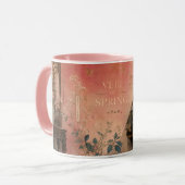 Folklore-Ästhetik-Kunst mit Romantik. Tasse (Vorderseite Links)