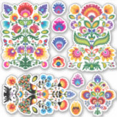 Folklore-Aufkleber Nr. 2 Aufkleber (Vorderseite)