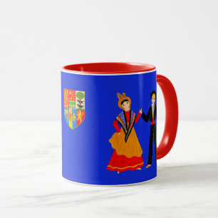 Folklore aus dem Baskenland, Frankreich Tasse
